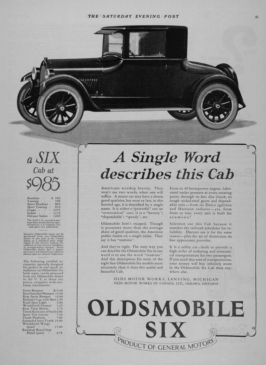 1924 Oldsmobile 2
